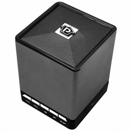 SOUND AROUND SOUND AROUND-PYLE INDUSTRIES Bluetooth Mini Cube Speaker with Handsfree Phone Function PBS9BK